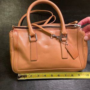 Coach vintage pecan small handbag PRICE DROP!